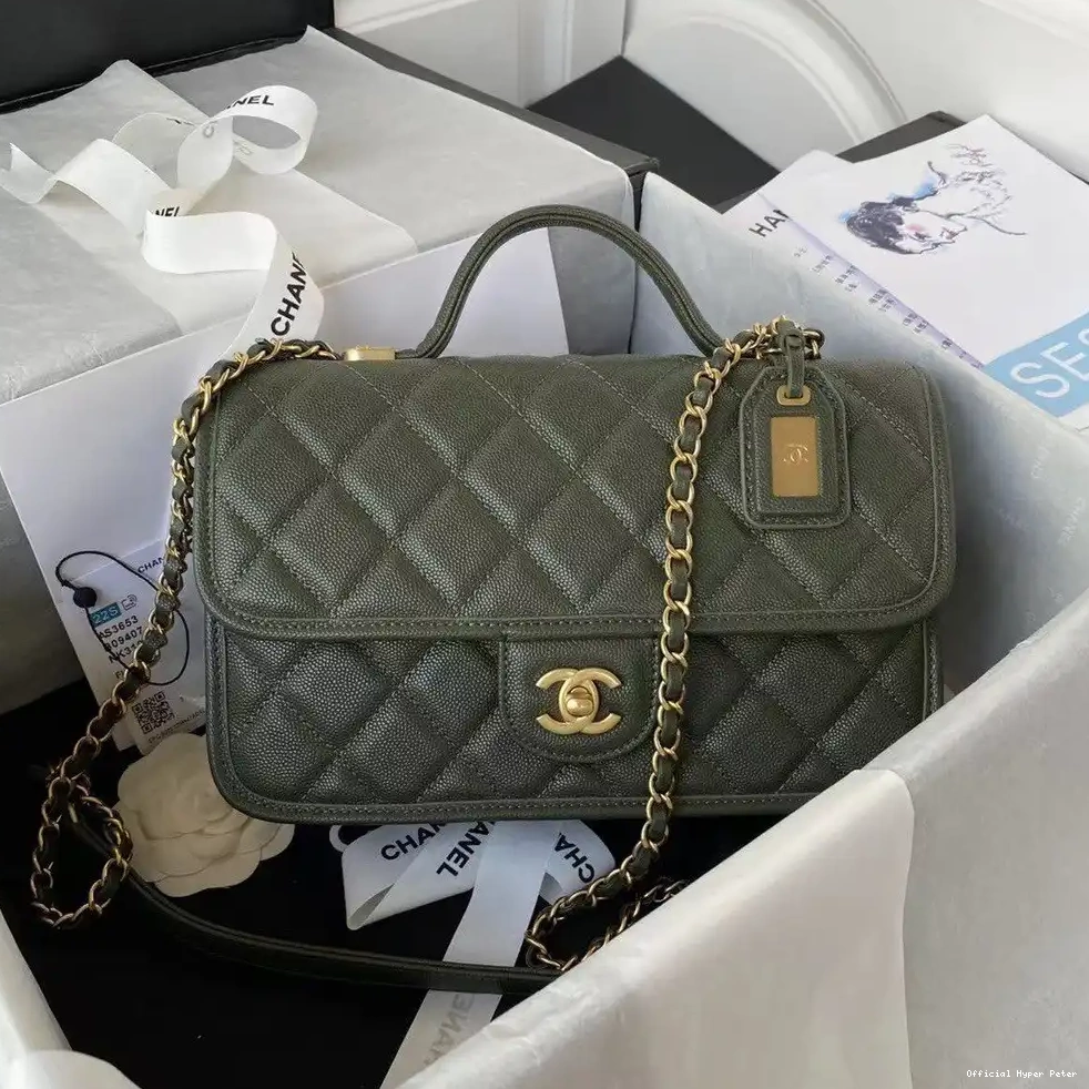 Hyper Peter SMALL HANDLE FLAP BAG CHANEL TOP WITH 0515